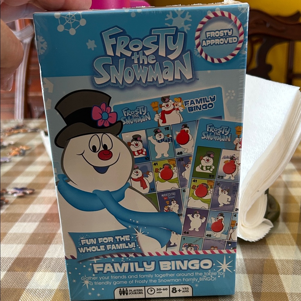 Frosty the Snowman Family Bingo Game